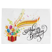 Grand Sac Cadeau Joyeux Anniversaire Pour Vous (Dos)