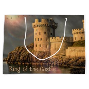 Grand Sac Cadeau Joyeux Anniversaire Roi Du Château