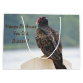 Grand Sac Cadeau Joyeux Anniversaire Vous Vieux Buzzard (Dos)