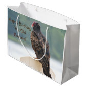 Grand Sac Cadeau Joyeux Anniversaire Vous Vieux Buzzard (Dos Angle)