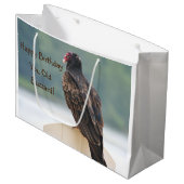 Grand Sac Cadeau Joyeux Anniversaire Vous Vieux Buzzard (Devant Angle)