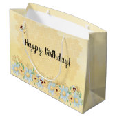 Grand Sac Cadeau Joyeux anniversaire Whimsical (Dos Angle)