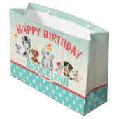 Grand Sac Cadeau Joyeux Chien De Chien De Mariage (Dos Angle)