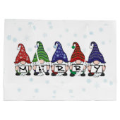 Grand Sac Cadeau Joyeux Gnomes (Dos)