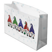 Grand Sac Cadeau Joyeux Gnomes (Dos Angle)
