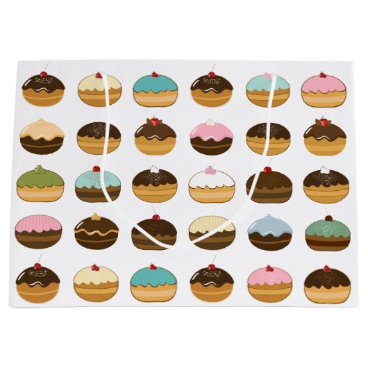 Grand Sac Cadeau Joyeux Hanoukka (Devant)