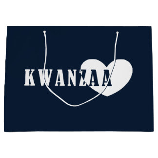 Grand Sac Cadeau Joyeux Kwanzaa