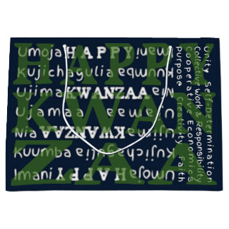 Grand Sac Cadeau Joyeux Kwanzaa