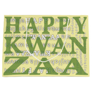 Grand Sac Cadeau Joyeux Kwanzaa