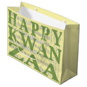 Grand Sac Cadeau Joyeux Kwanzaa (Devant Angle)