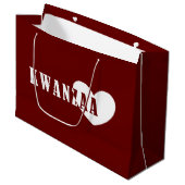 Grand Sac Cadeau Joyeux Kwanzaa (Devant Angle)