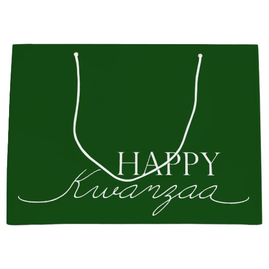 Grand Sac Cadeau Joyeux Kwanzaa (Devant)