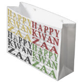 Grand Sac Cadeau Joyeux Kwanzaa (Devant Angle)