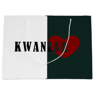 Grand Sac Cadeau Joyeux Kwanzaa
