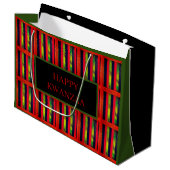 Grand Sac Cadeau Joyeux Kwanzaa (Devant Angle)