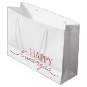 Grand Sac Cadeau Joyeux Kwanzaa (Devant Angle)