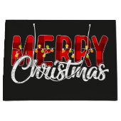 Grand Sac Cadeau Joyeux Noël (Devant)