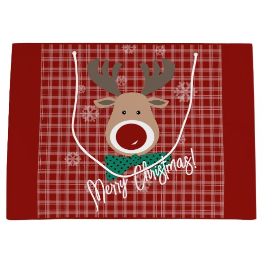 Grand Sac Cadeau Joyeux Noël ! (Devant)