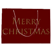 Grand Sac Cadeau Joyeux Noël (Dos)