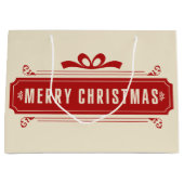 Grand Sac Cadeau Joyeux Noël (Devant)