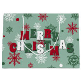 Grand Sac Cadeau Joyeux Noël (Devant)