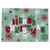 Grand Sac Cadeau Joyeux Noël (Dos)