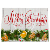 Grand Sac Cadeau Joyeux Noël (Devant)