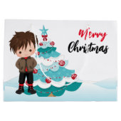 Grand Sac Cadeau Joyeux Noël (Dos)