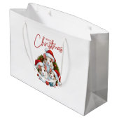 Grand Sac Cadeau Joyeux Noël (Dos Angle)