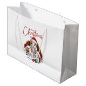 Grand Sac Cadeau Joyeux Noël (Devant Angle)