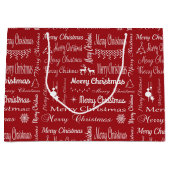 Grand Sac Cadeau Joyeux Noël (Devant)