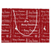 Grand Sac Cadeau Joyeux Noël (Dos)