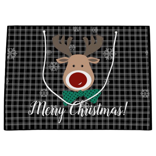 Grand Sac Cadeau Joyeux Noël ! (Devant)