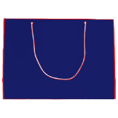 Grand Sac Cadeau Joyeux Noël à Red Bow (Dos)