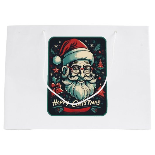 Grand Sac Cadeau Joyeux Noël est ma bénédiction (Devant)