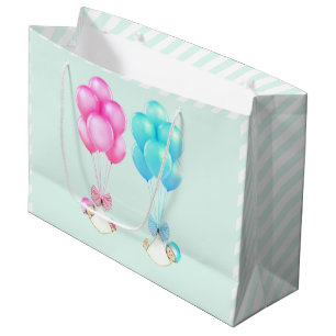 Grand Sac Cadeau Jumeaux garçon et fille