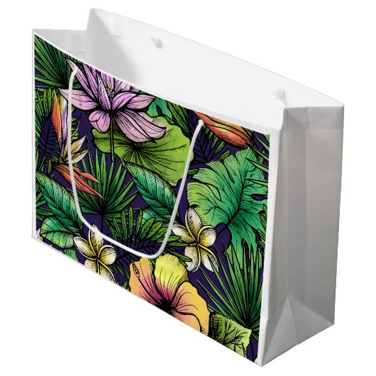 Grand Sac Cadeau Jungle (Devant Angle)