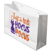 Grand Sac Cadeau just a little hocus pocus (Devant Angle)