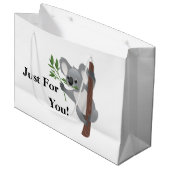 Grand Sac Cadeau Juste pour vous Koala Bear (Devant Angle)