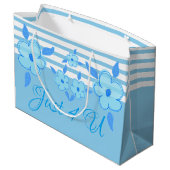 Grand Sac Cadeau Juste pour vous manipulé (Dos Angle)