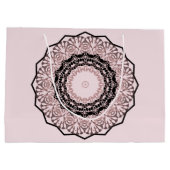 Grand Sac Cadeau Kaleidoscope, mandala (Dos)