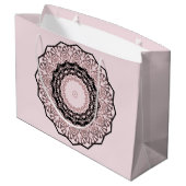 Grand Sac Cadeau Kaleidoscope, mandala (Dos Angle)