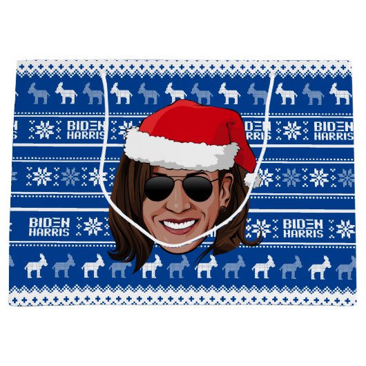 Grand Sac Cadeau Kamala Harris Aviators Holiday (Devant)
