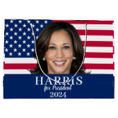 Grand Sac Cadeau Kamala Harris Pour Président 2024 (Dos)