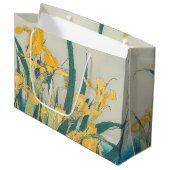 Grand Sac Cadeau Katsushika Hokusai - Grasshopper et Iris (Devant Angle)