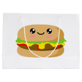 Grand Sac Cadeau Kawaii Burger (Dos)