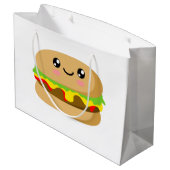 Grand Sac Cadeau Kawaii Burger (Dos Angle)
