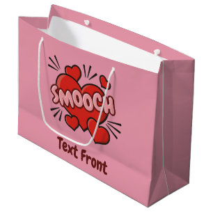 Grand Sac Cadeau Kissing Comic Sound Effect