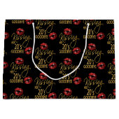 Grand Sac Cadeau Kissing Her 20's Goodbye - Red Lips (Devant)