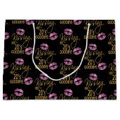 Grand Sac Cadeau Kissing Her 20's Goodbye - Rose Lips (Devant)